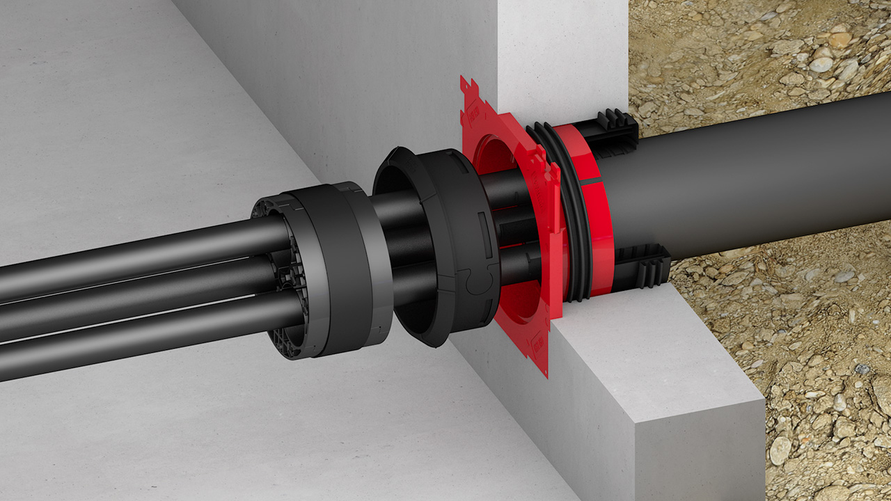 Pressure tightness up to 0.5 bar